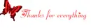 Thanks for everything