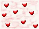red hearts