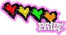 Gay Pride Hearts