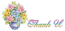 Thank You - Pastel Flowers