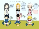 naruto and their mentors