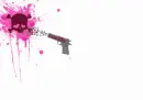 pink skull