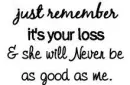 just remember