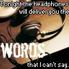 the words I can't say