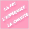 3 words - faith, love, hope