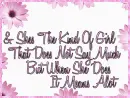 And She's The Kind Of Girl