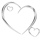 plat giltter heart
