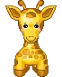 cute blinking giraff