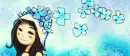 BLUE LIL FLOWER GIRL