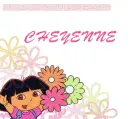 CHEYENNE & DORA WITH FLOWERS