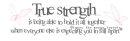 strength