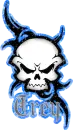 Trey (Tribal Skull)