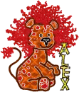 orange lion