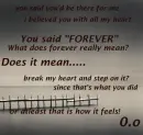 forever- i think not