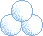 Three Snowballs