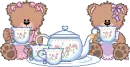 Cute Tea Party Teddy Bears