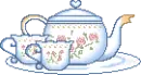 Cute Tea Pot & Tea Cups 