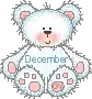 Cute December Teddy Bear