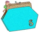 Monogram elf purse