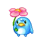 little blue bird
