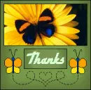 Thanks - Flower Blinkie