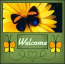 Welcome - Flower Blinkie