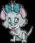 Gray blue kitty
