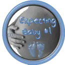 EXPECTING BABY ONE BLUE