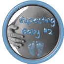EXPECTING BABY TWO BLUE
