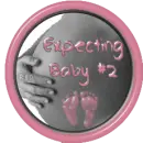 EXPECTING BABY TWO PINK
