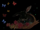 Easter bunny loves butterflies