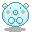 A blue bear