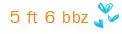 5 ft 6 bbz