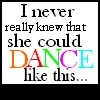 She could dance like this