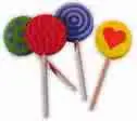 Rainbow lollypops