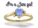 KARI birthstone ring