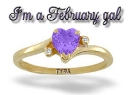 TYRA birthstone ring