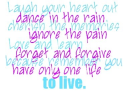 to live