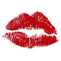 Red Kiss Mark
