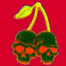 Rainbow Cherry Skull...things
