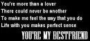 more than a lover