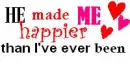 made me happier
