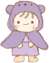 Bear Cloak Purple