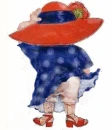Red hat lady