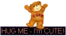hug me..i'm cute!