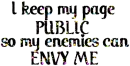 I keep my page public - Glittery Star Floatie