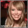 hilary duff wake up icon gif animated
