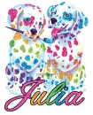 colorful puppies