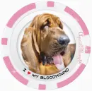 Bloodhound Pink Poker Chip