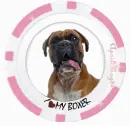 Boxer Pink Poker Chip